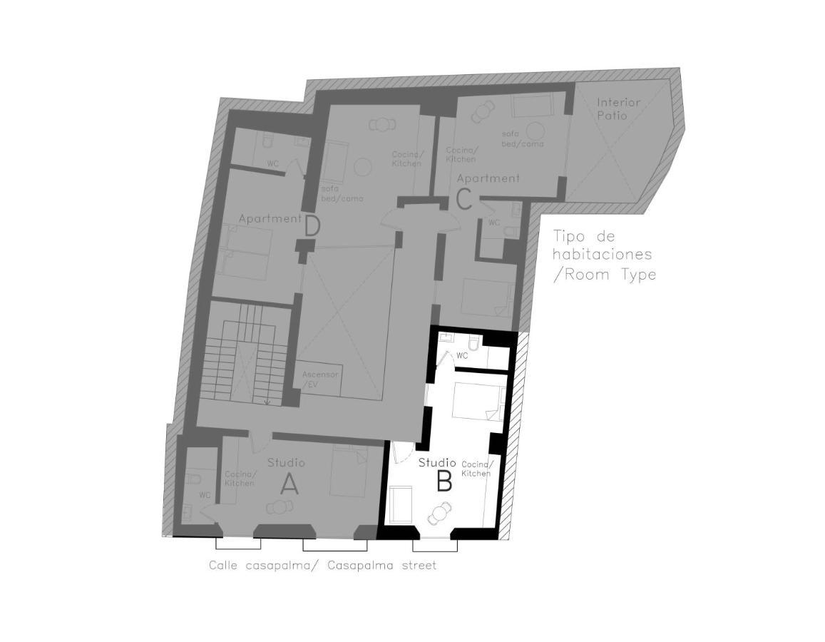 Apartamentos Casapalma Centro Historico 말라가 외부 사진
